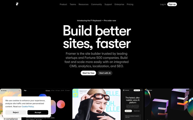 Framer — Home