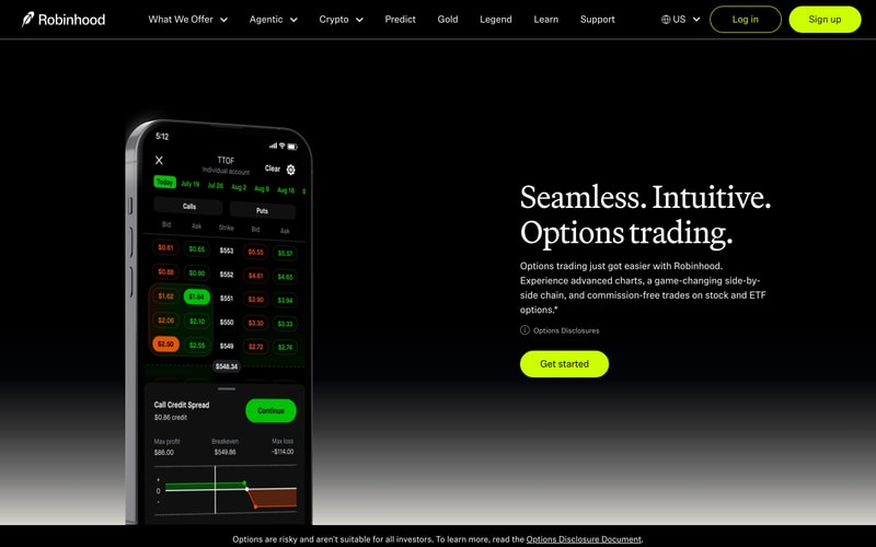 Robinhood — Options