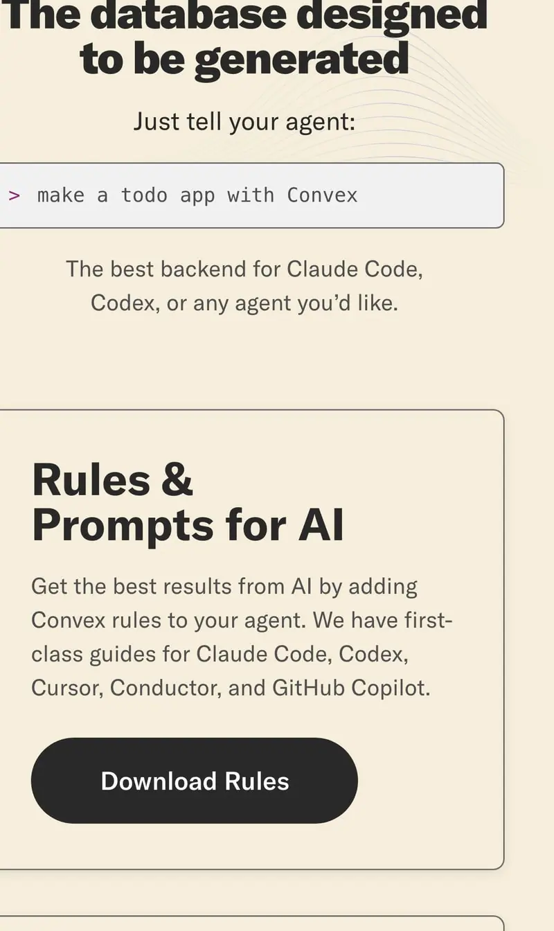 Convex — AI (mobile)