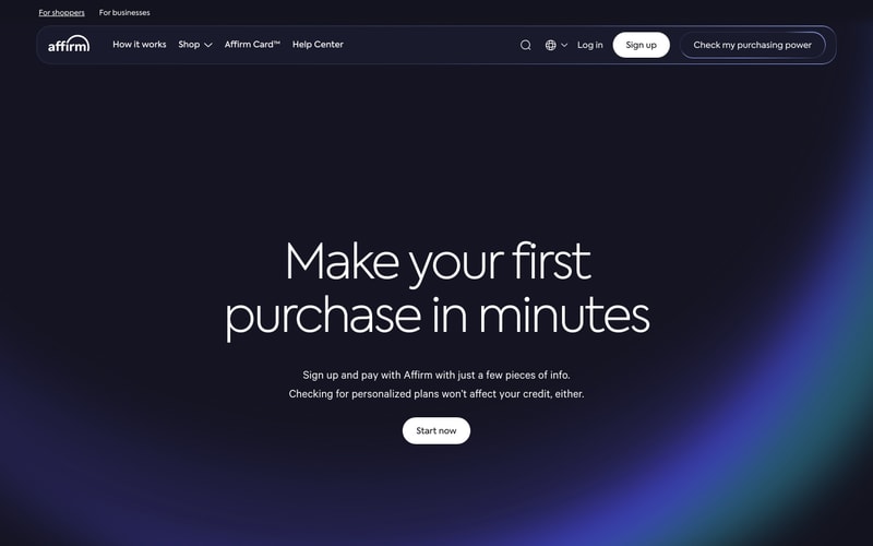 Affirm — How it works