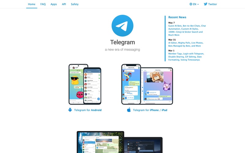 Telegram — Home