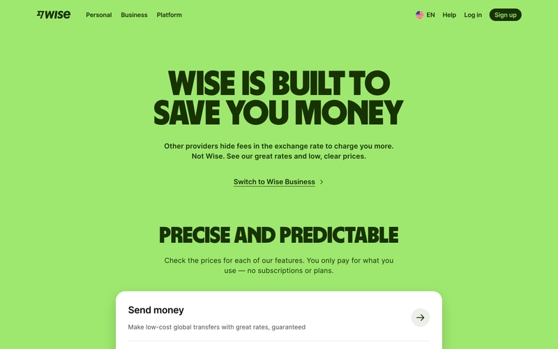 Wise — Pricing