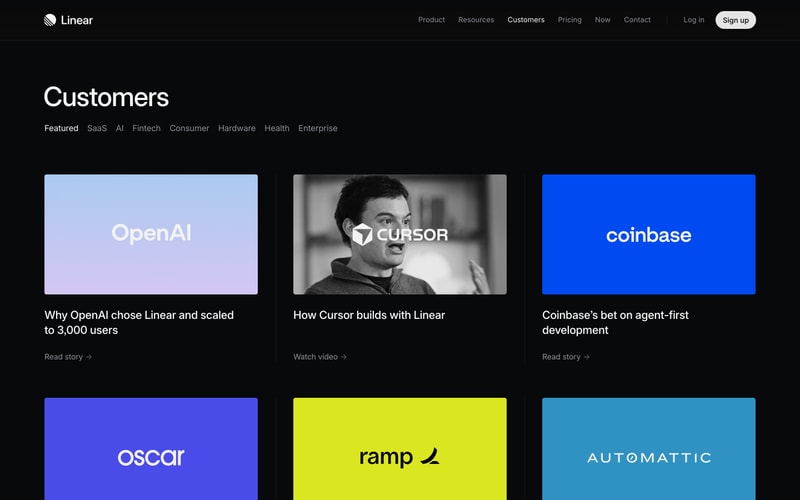 Linear — Customers
