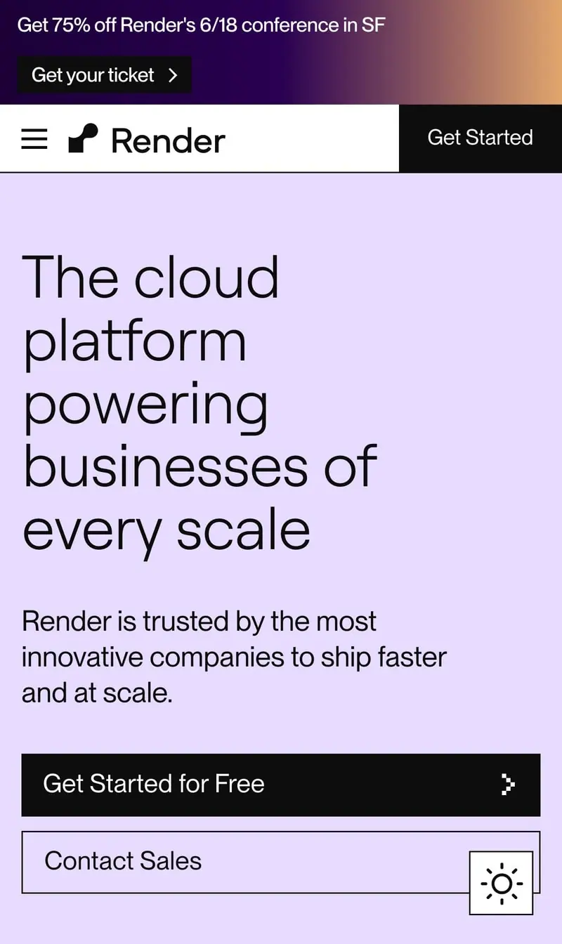Render — Customers (mobile)