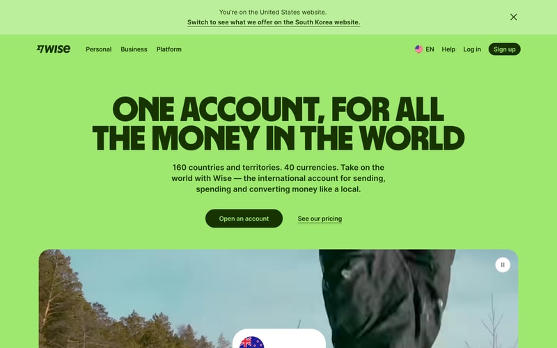 Wise — Account
