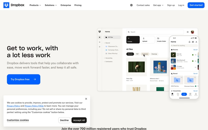 Dropbox — Home