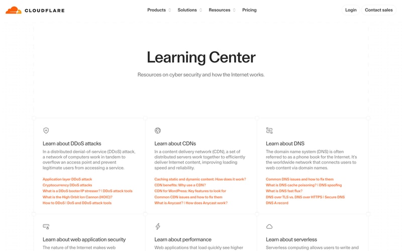 Cloudflare — Learning