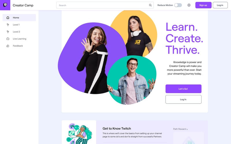 Twitch — Creator Camp