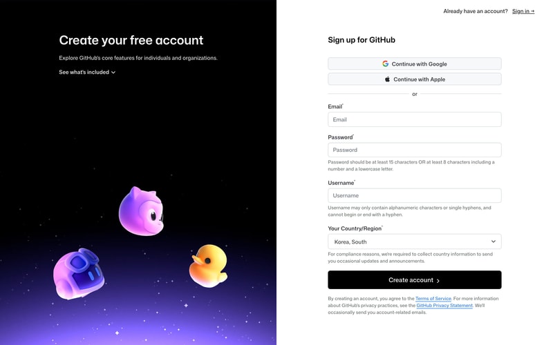 GitHub — Join