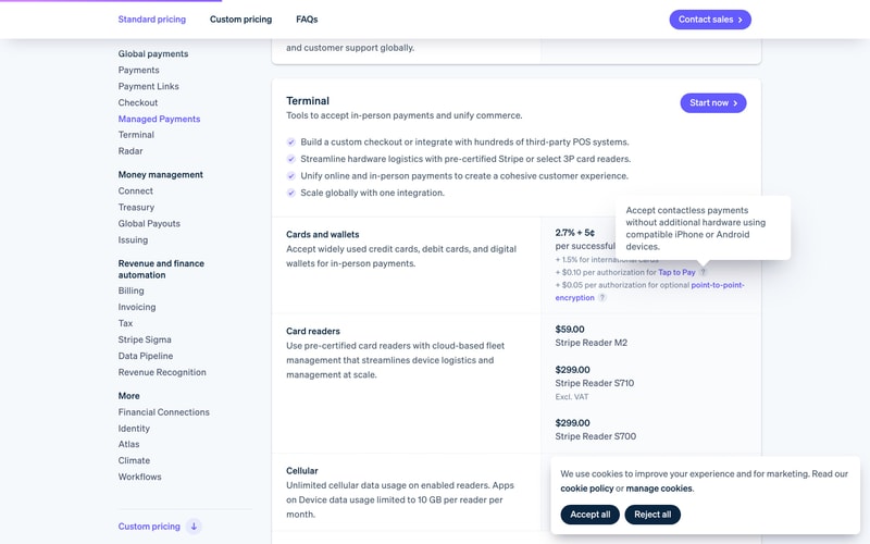 Stripe — Pricing