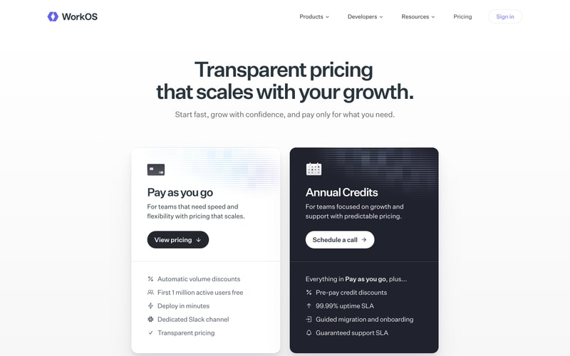 WorkOS — Pricing