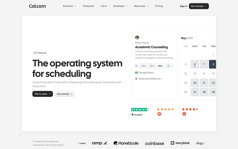 Cal.com — Enterprise