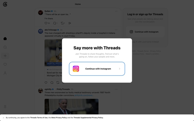 Threads — Home