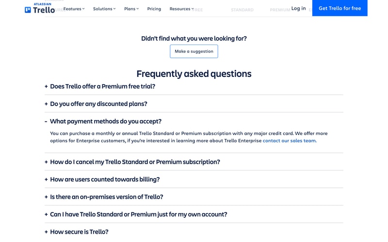 Trello — Pricing
