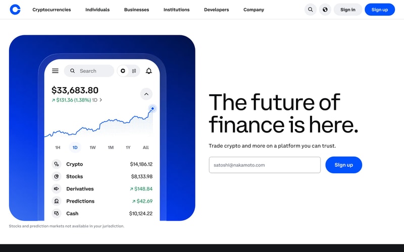 Coinbase — Home