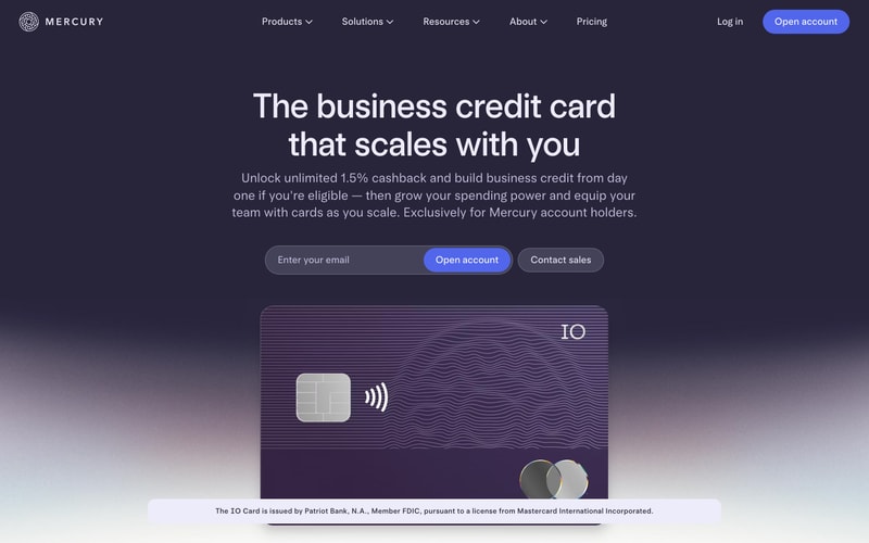 Mercury — Credit Card