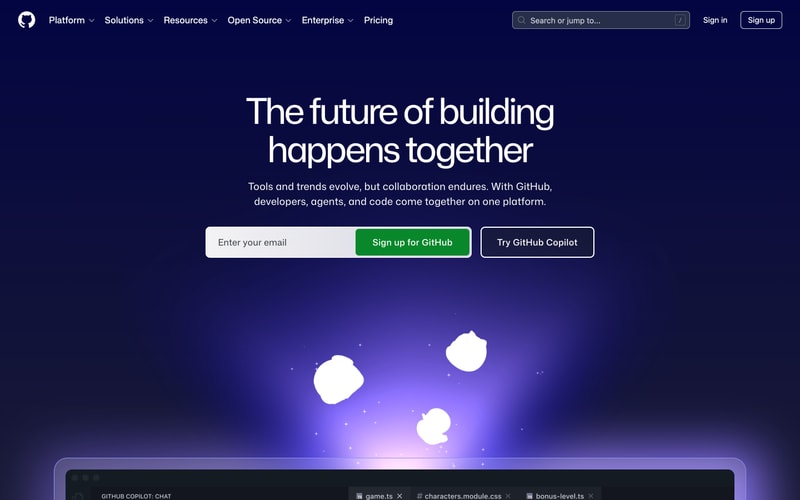 GitHub — Home