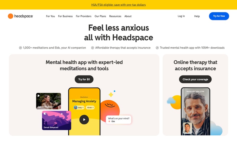 Headspace — Home