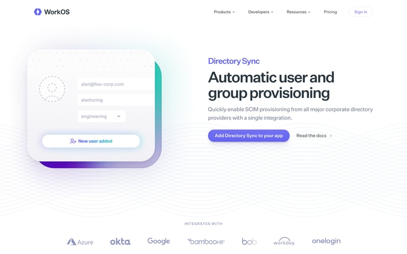 WorkOS — Directory Sync