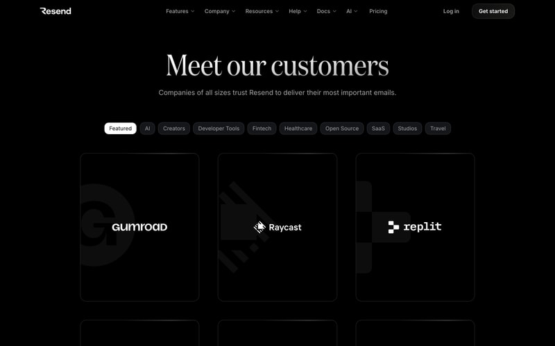 Resend — Customers