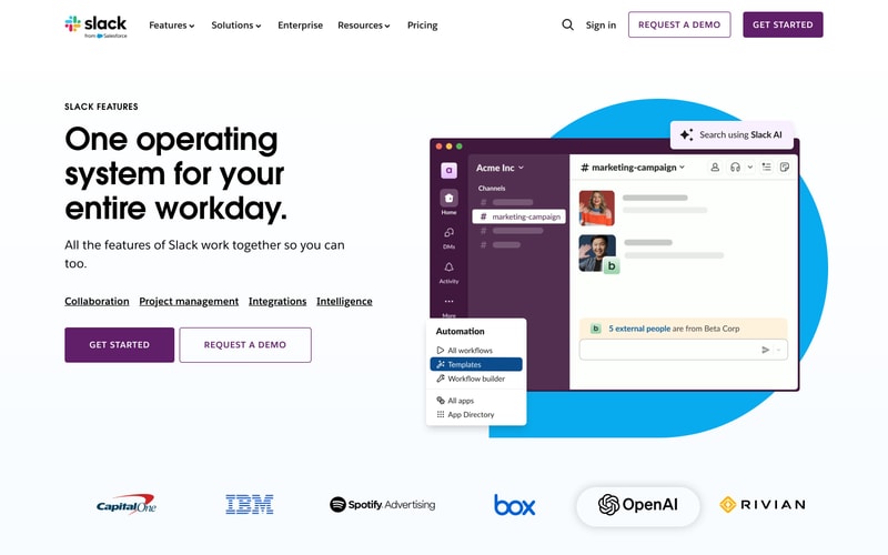 Slack — Features