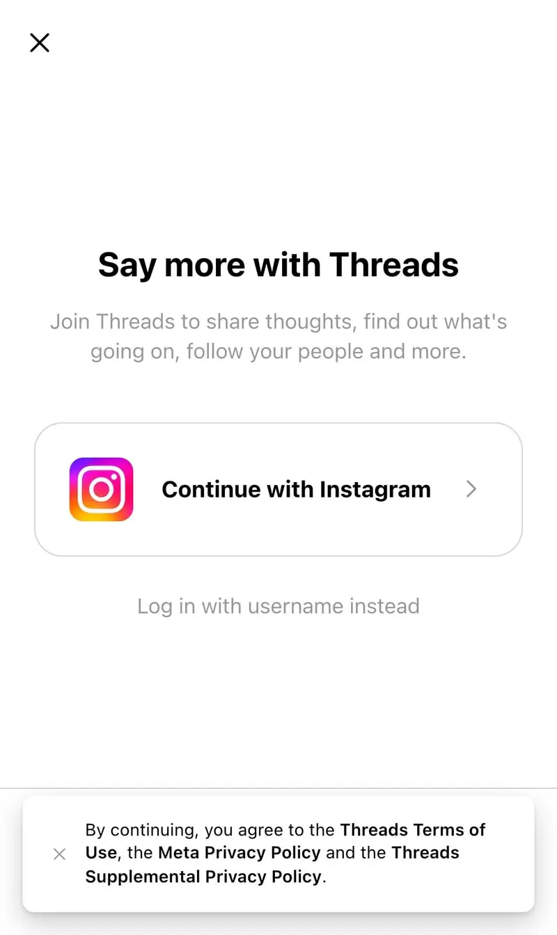 Threads — Explore (mobile)