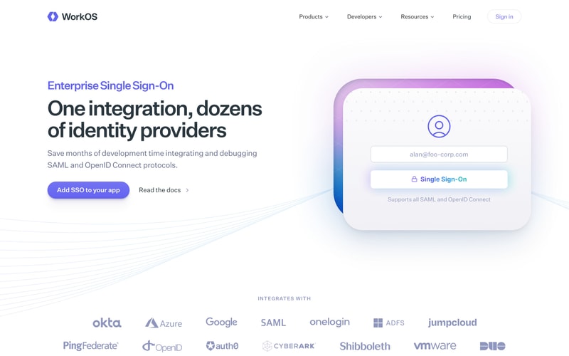 WorkOS — SSO