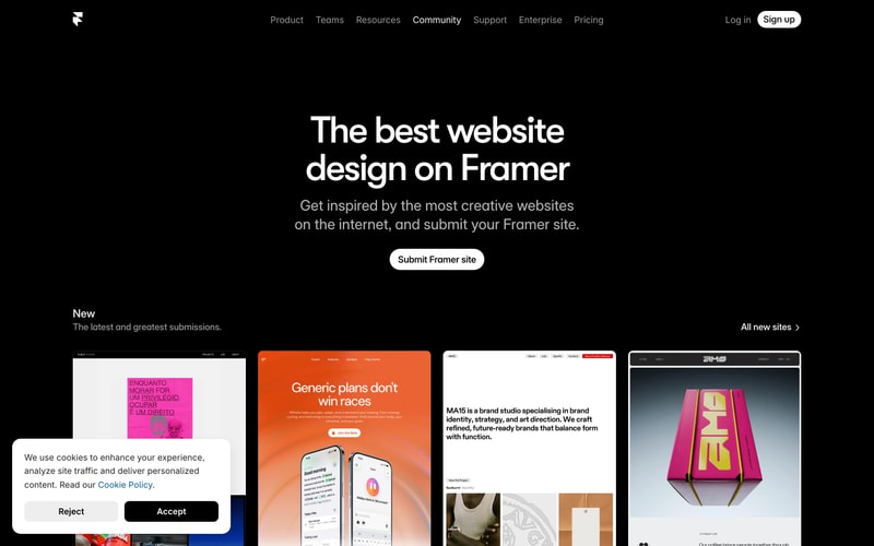 Framer — Showcase