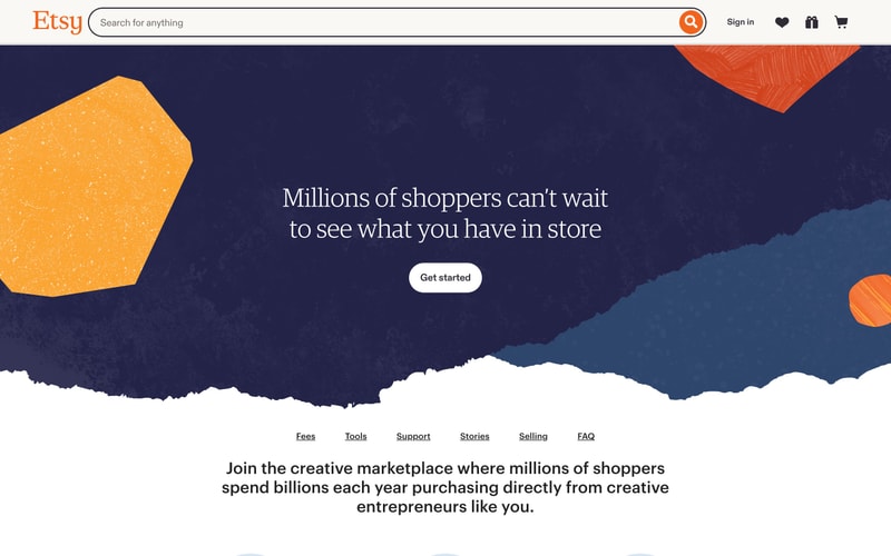 Etsy — Sell