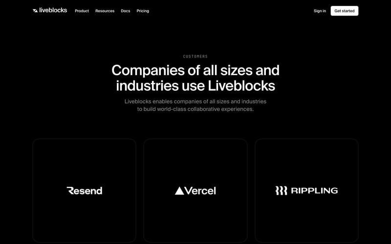 Liveblocks — Customers